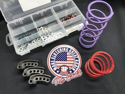 3P CLUTCH KIT & SECONDARY SPRING/NO HELIX - 3P Clutching & Tuning